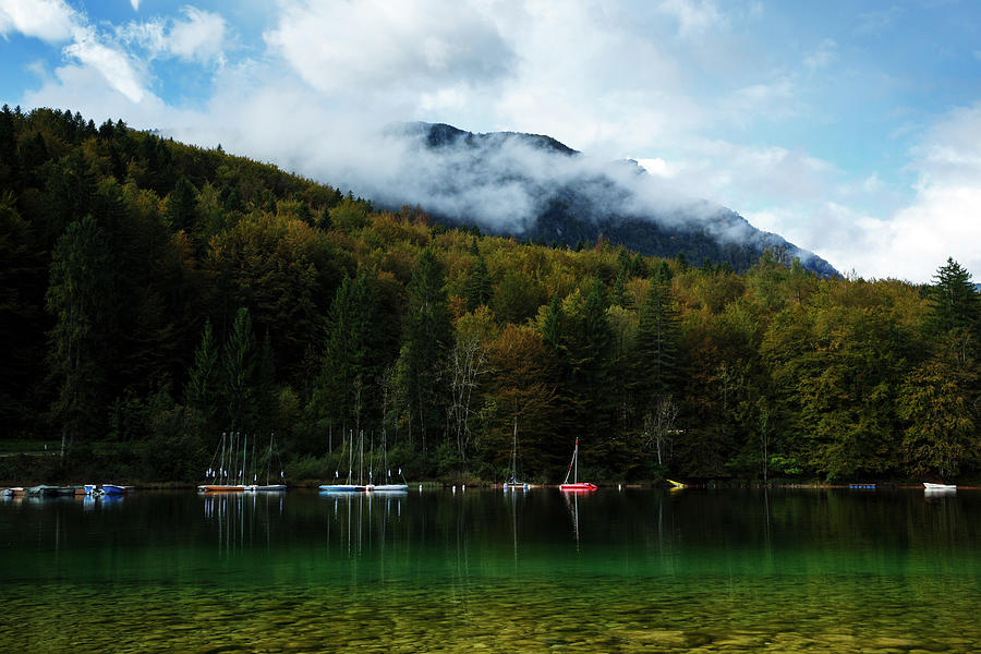 Morning at Lake Bohinj in Slovenia #12 Photograph by Ian Middleton