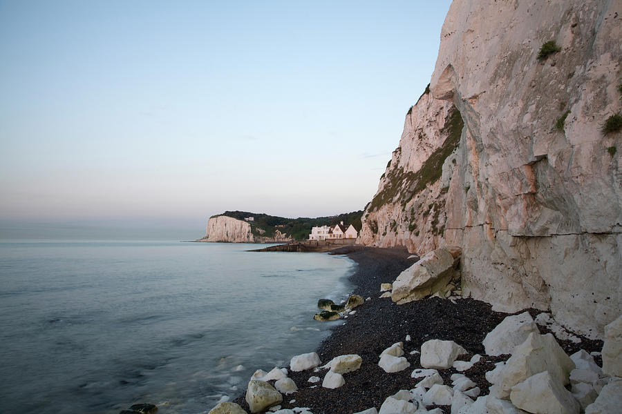 Morning at the White Cliffs of Dover Photograph by Ian Middleton