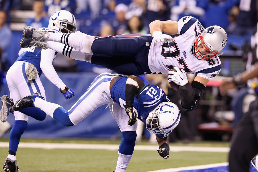 New England Patriots v Indianapolis Colts #12 Photograph by Andy Lyons