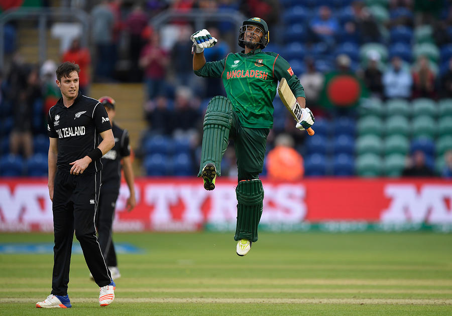 New Zealand v Bangladesh - ICC Champions Trophy #12 Photograph by Stu Forster