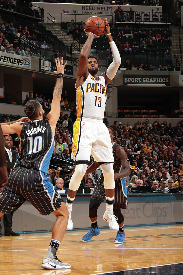 Paul George #12 Photograph by Ron Hoskins