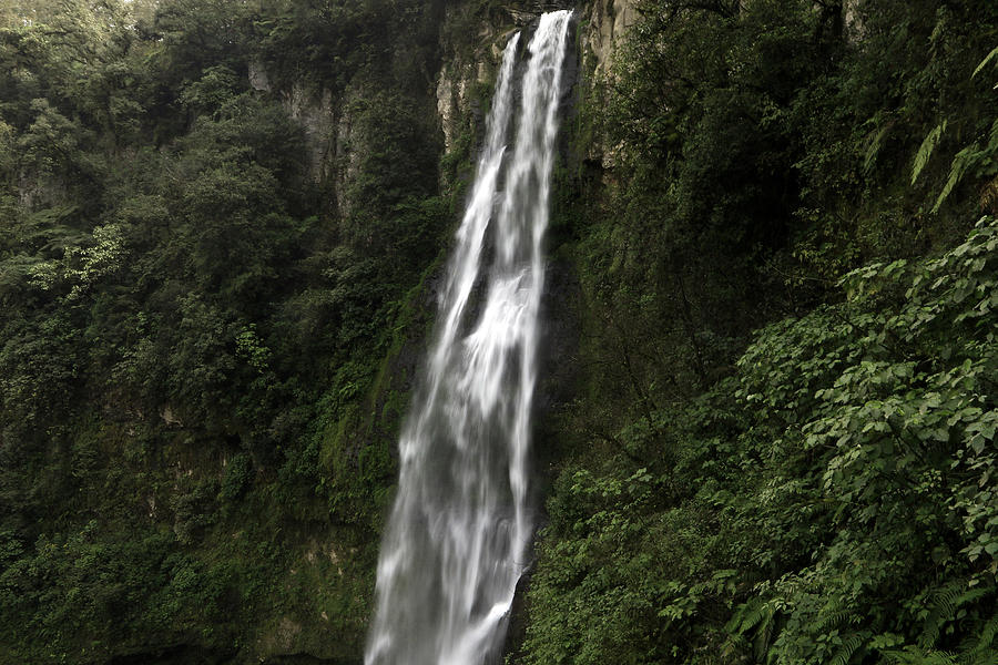 Puxtlas waterfall over eighty metres high in Tlatlauquitepec - Mexico #12 Photograph by * Hugo Ortuño