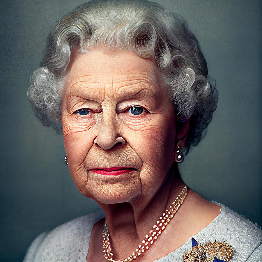 Queen Elizabeth II Mixed Media