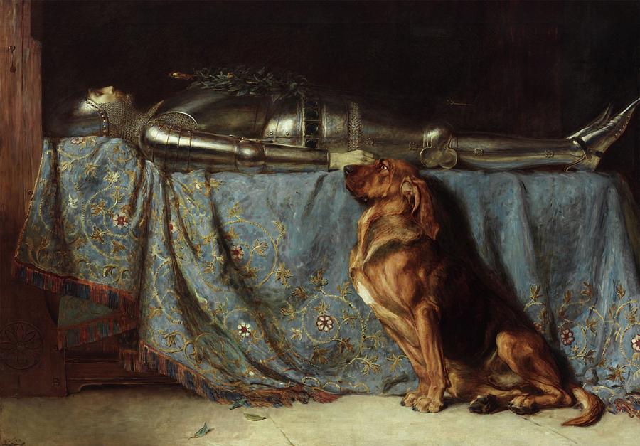 Requiescat #12 Painting by Briton Riviere