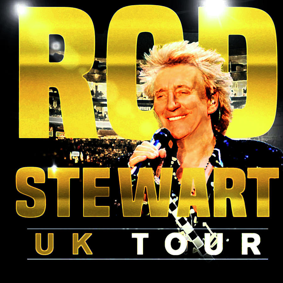 12 Rod Stewart Tour - Rod Stewart Digital Art by Imbrasiguon ...