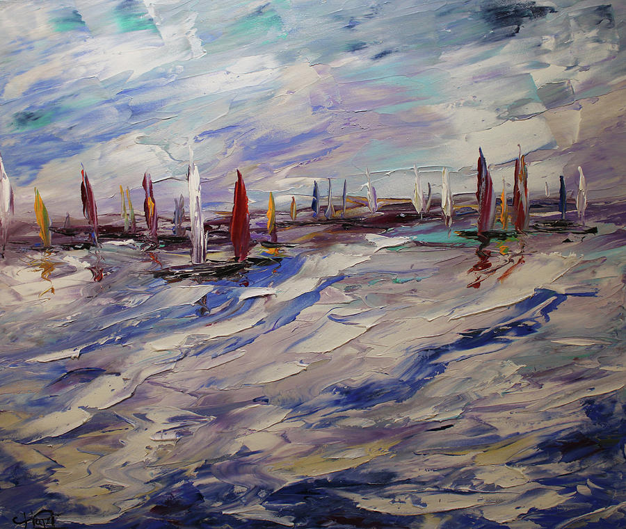South of France #12 Painting by Frederic Payet
