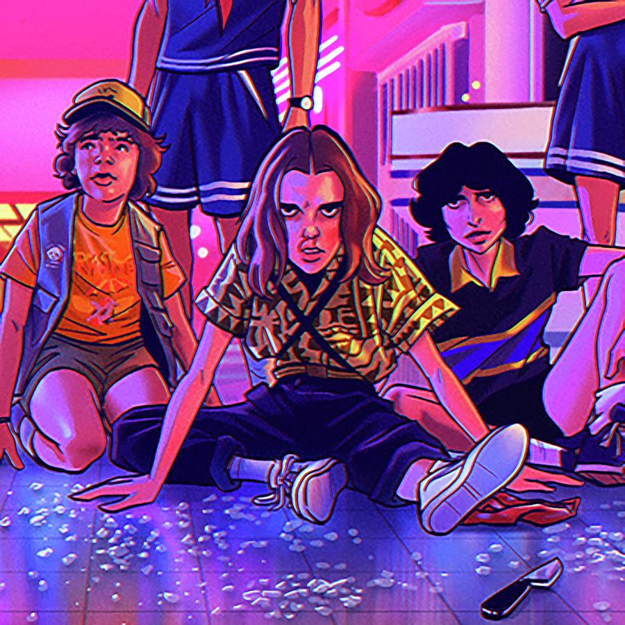 Stranger Things Painting By Issam Lachtioui Fine Art America