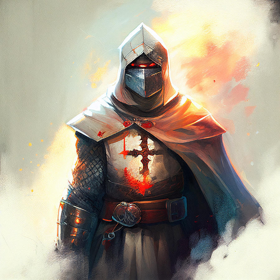 Templar Digital Art by Zane Wylie - Pixels