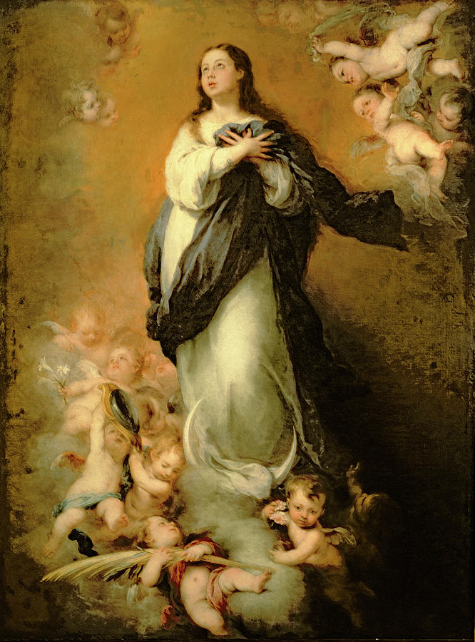 The Immaculate Conception Painting by Bartolome Esteban Murillo