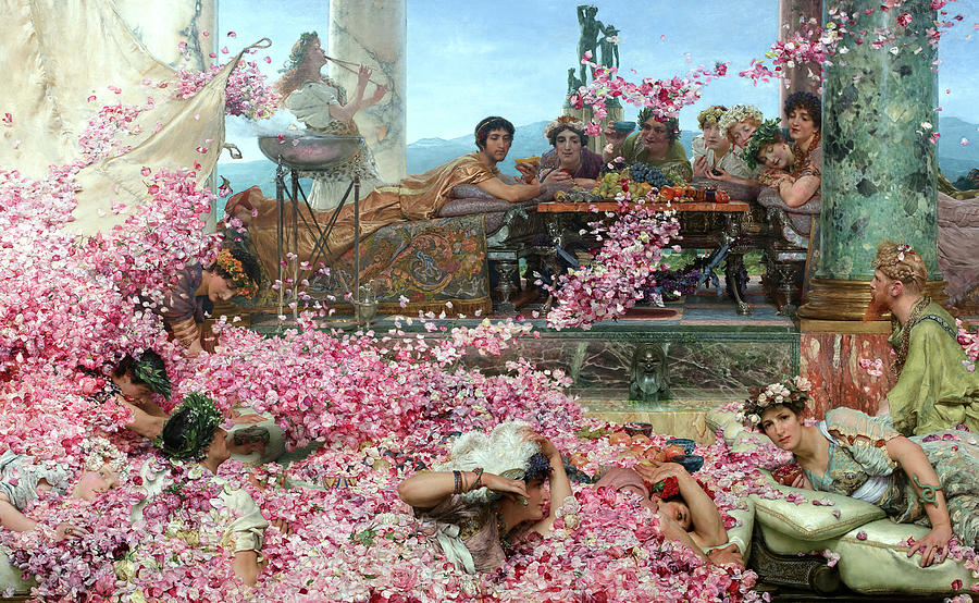 Lawrence Alma Tadema Painting - The Roses of Heliogabalus by Lawrence Alma-Tadema  by Mango Art