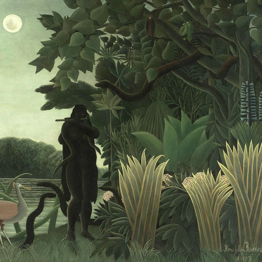 Henri Rousseau Painting - The Snake Charmer #13 by Henri Rousseau