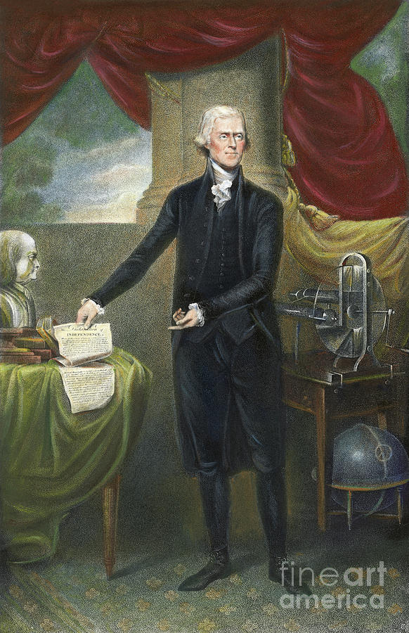 Thomas Jefferson 1743-1826 #12 Photograph by Granger