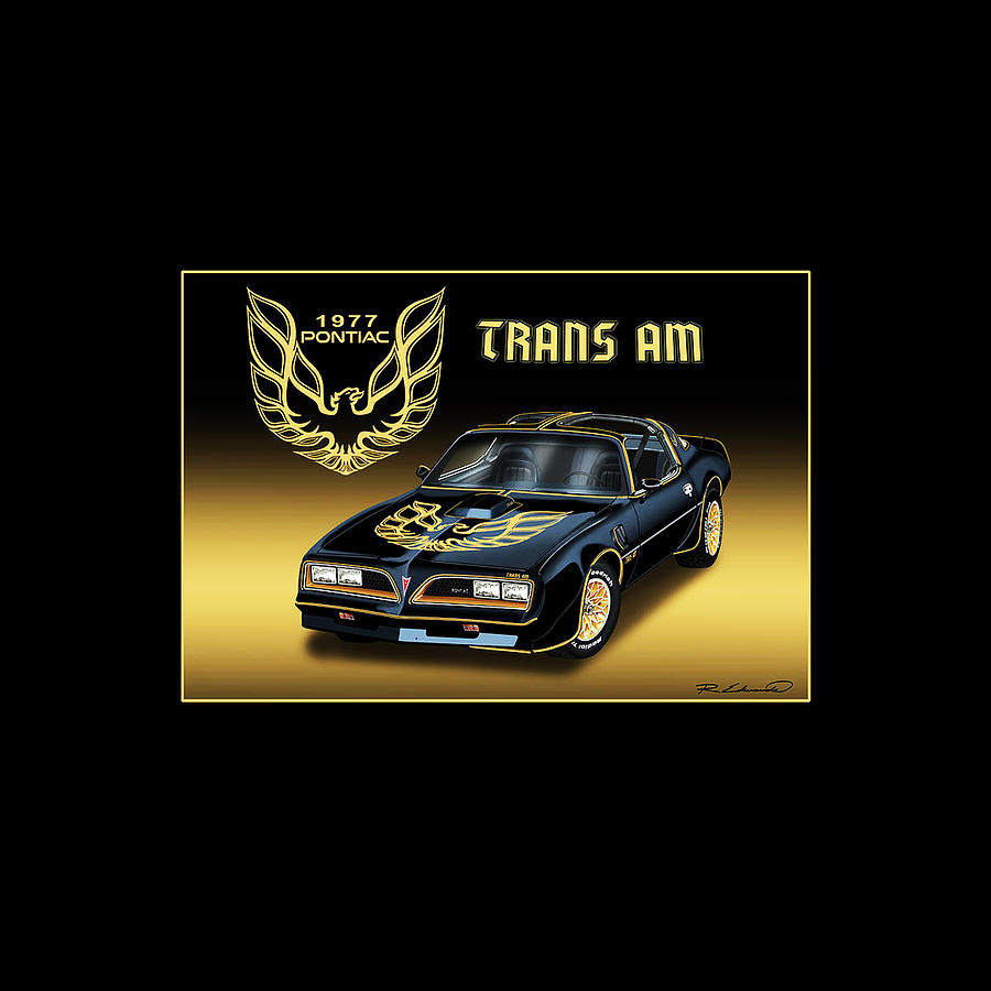 Trans Am - Logo Digital Art by Kenneth Cescoti | Pixels