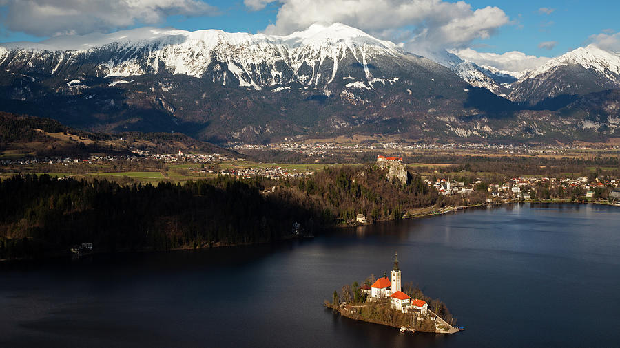 View of Lake Bled from Mala Osojnica #12 Photograph by Ian Middleton
