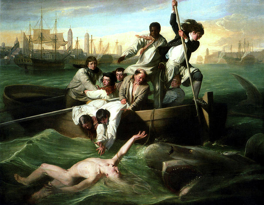 Watson and the Shark #12 Painting by John Singleton Copley