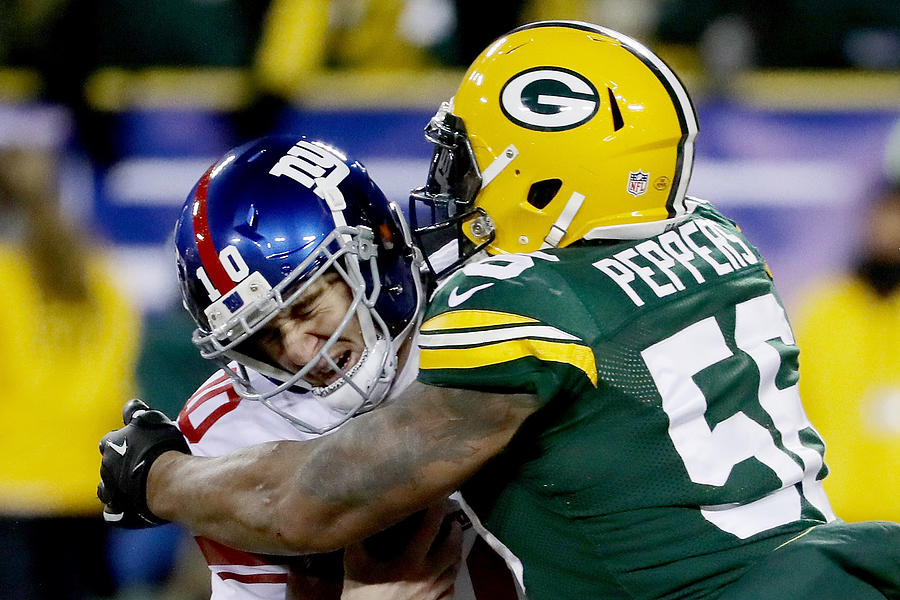 Wild Card Round - New York Giants v Green Bay Packers #12 Photograph by Jonathan Daniel