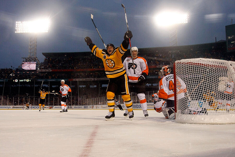 Winter Classic: Philadelphia Flyers v Boston Bruins #12 Photograph by Dave Sandford
