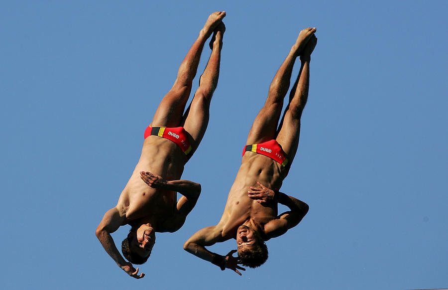 XI FINA World Swimming Championships - Diving #12 Photograph by Jonathan Ferrey