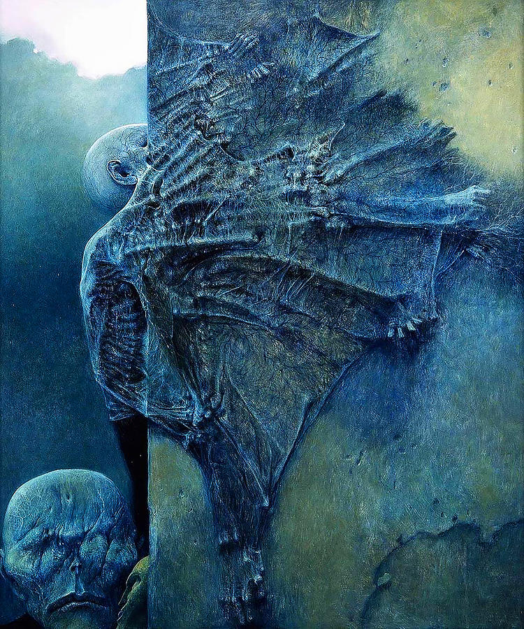 Zdzislaw Beksinski Digital Art by Hamza Hamim | Fine Art America