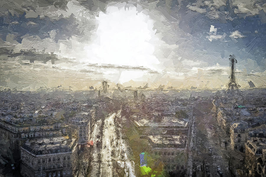 Paris is Forever #121 Digital Art by TintoDesigns