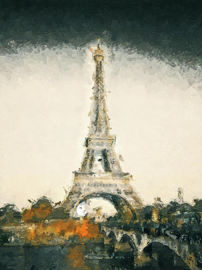 Paris is Forever #123 Digital Art by TintoDesigns