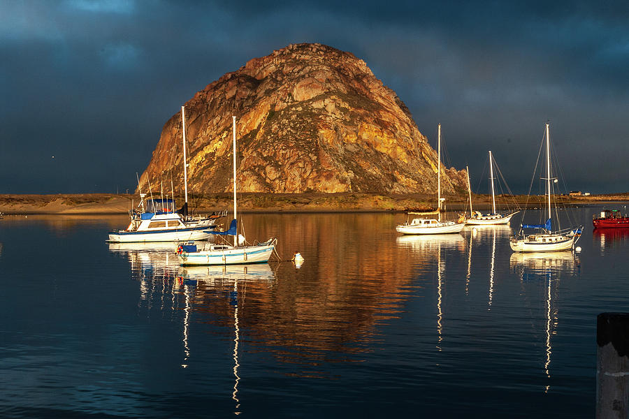 1.2413   Morro Rock #12413 Photograph by Stephen Parker