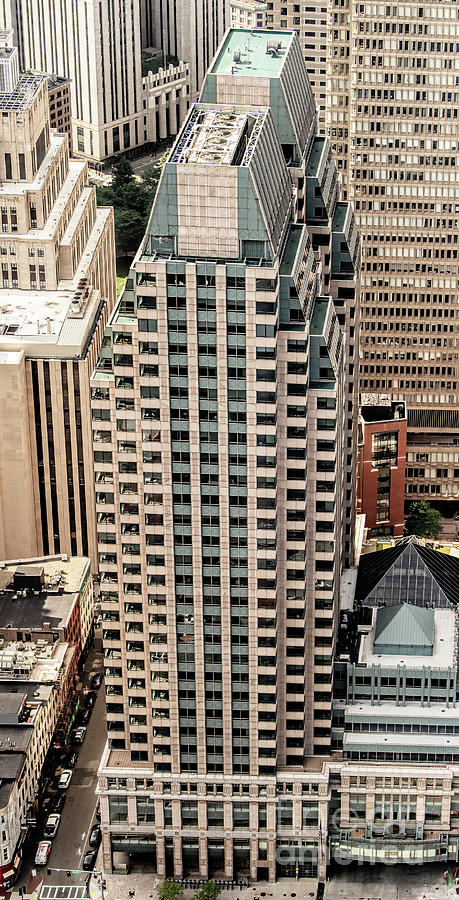 125 High Street Building Aerial in Boston Photograph by David Oppenheimer