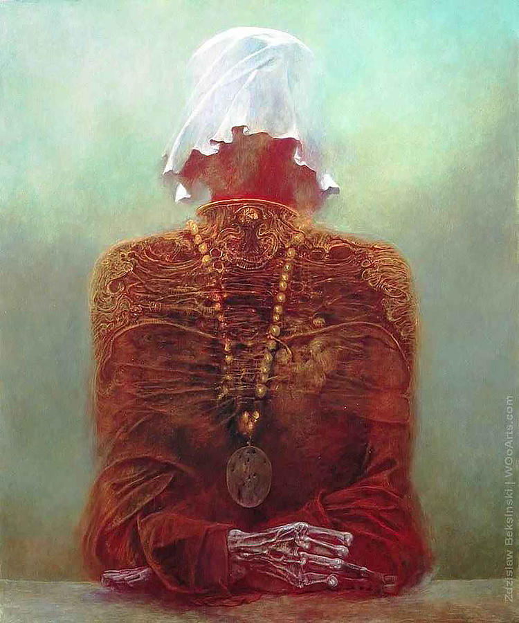 Zdzislaw Beksinski Painting By Issam Lachtioui Fine Art America