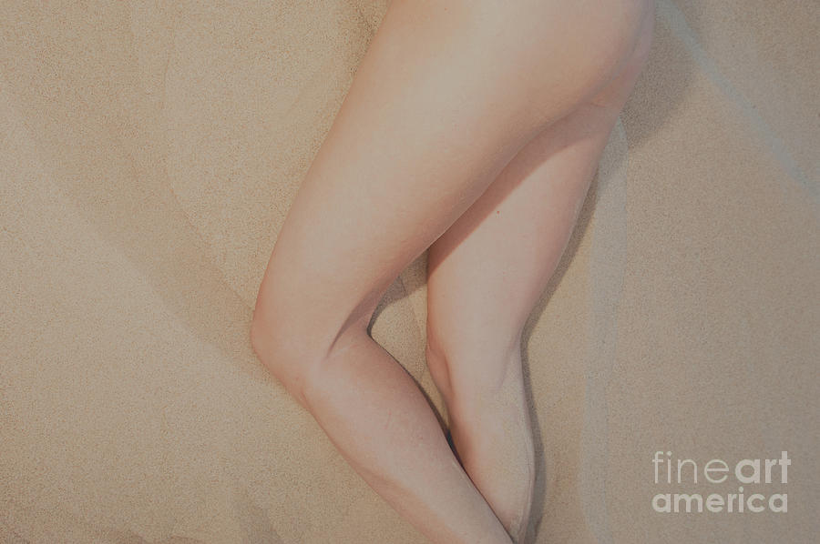 1269 Sandy Dune Nude - Torso Bodyscape Photograph
