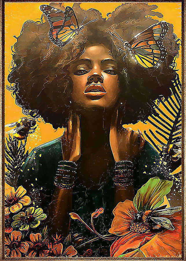 Top-selling Item] Beautiful Black Queen Africa Culture Black Hair