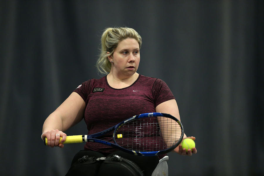 2018 Bolton Indoor Wheelchair Tennis Tournament #13 Photograph by Barrington Coombs