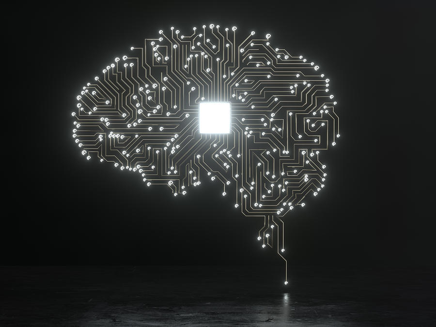 Artificial Intelligence Brain #13 Photograph by Andriy Onufriyenko
