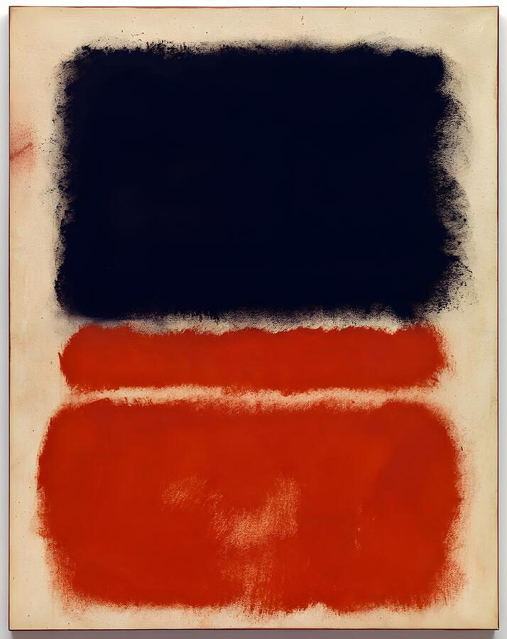 Abstract Painting - Artwork By Mark Rothko, Expressionism, Colors #13 by Mark Rothko