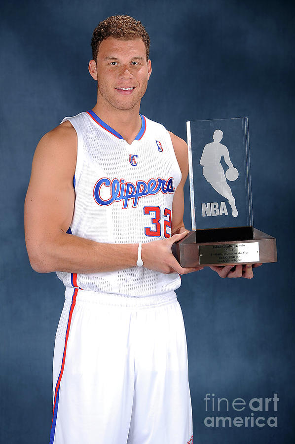 NEW Blake Griffin Blue NBA Clippers jersey