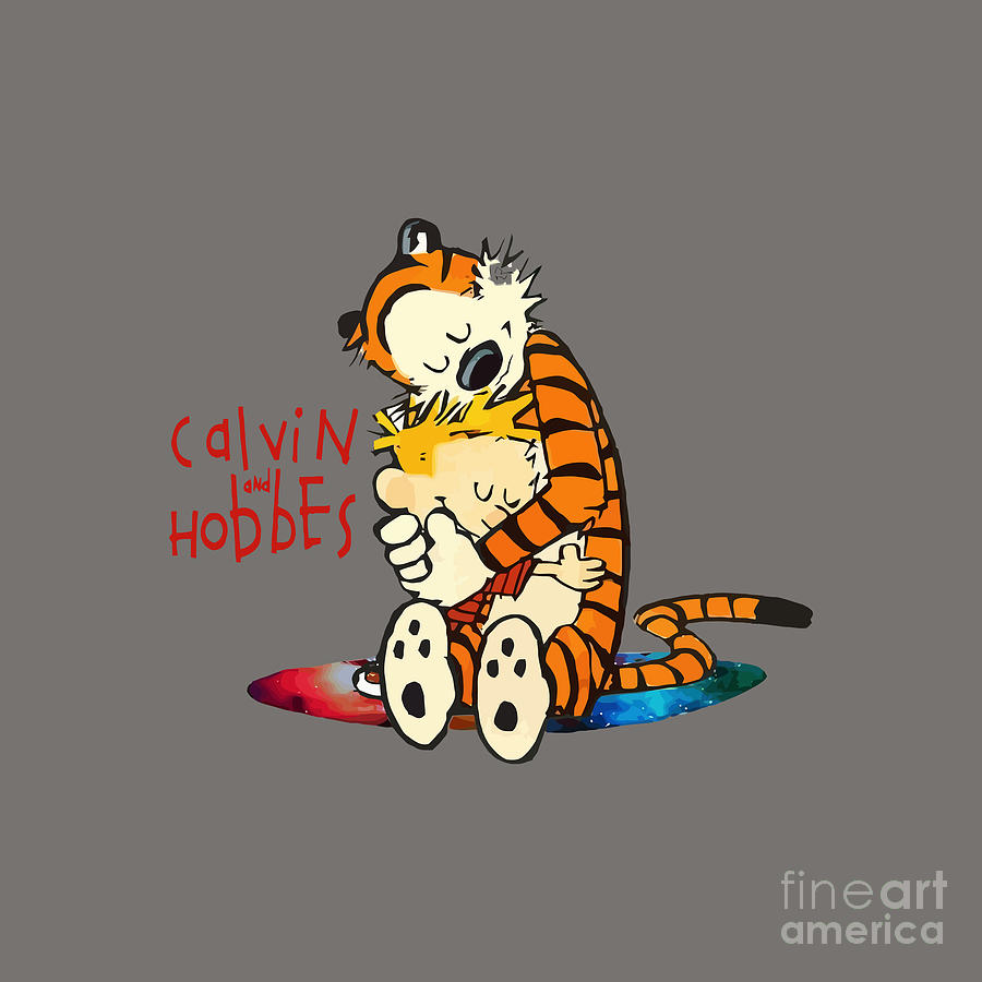 Calvin and hobbes Drawing by Lilliam T Forsythe - Fine Art America