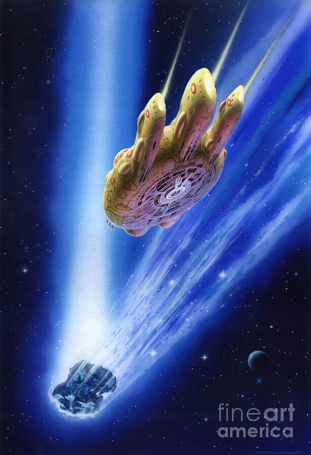 Science Fiction Painting - Chris Moore #13 by Vanitas Drakol