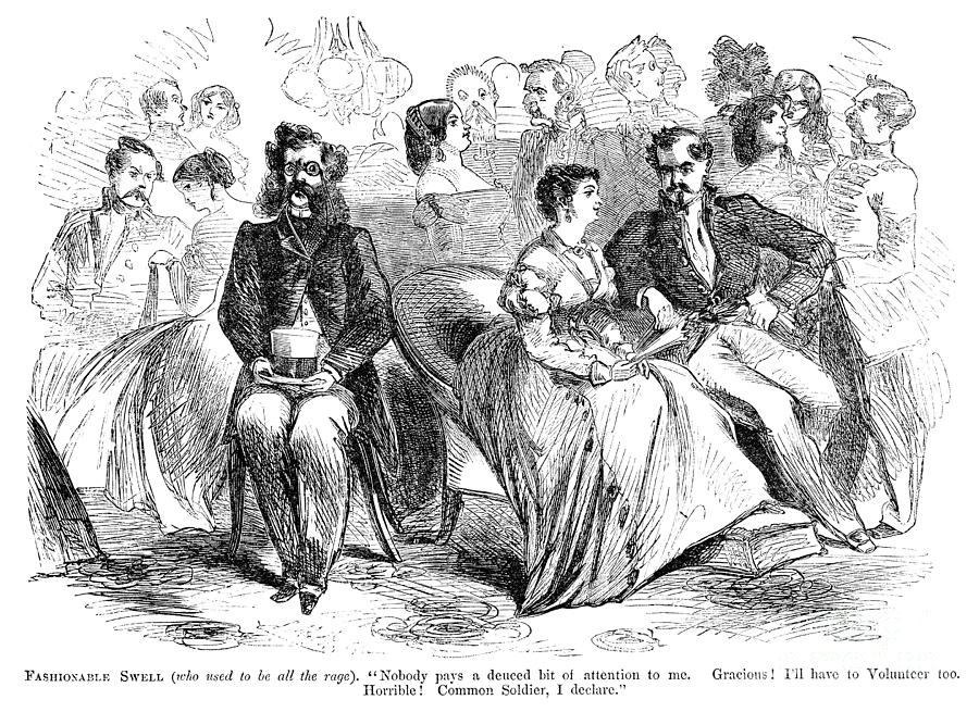 Civil War Cartoon, 1861 #15 Drawing by Granger