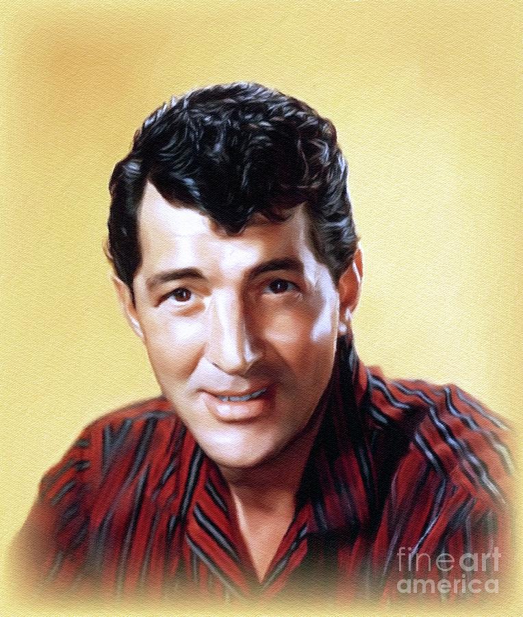 Dean Martin, Hollywood Legend Painting By Esoterica Art Agency - Fine 