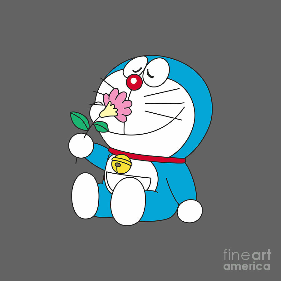 Doraemon #4 Drawing by Samiah Anggraini - Pixels