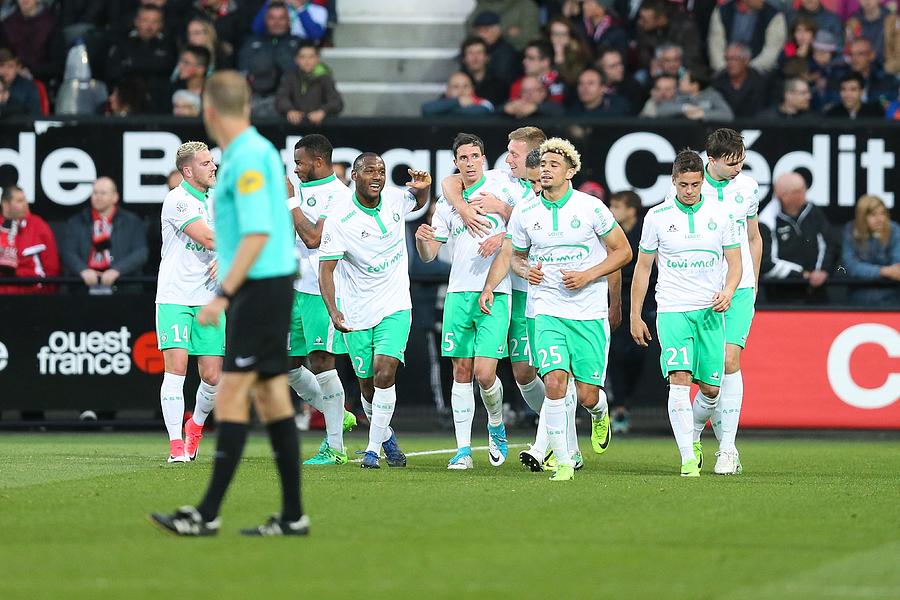 EA Guingamp v AS Saint-Etienne - Ligue 1 #13 Photograph by Vincent Michel
