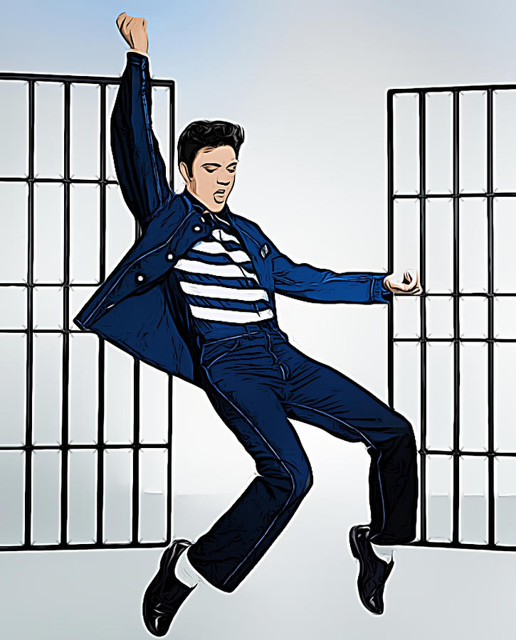 Actor Photograph - Elvis Presley #1 by Robert Kinser