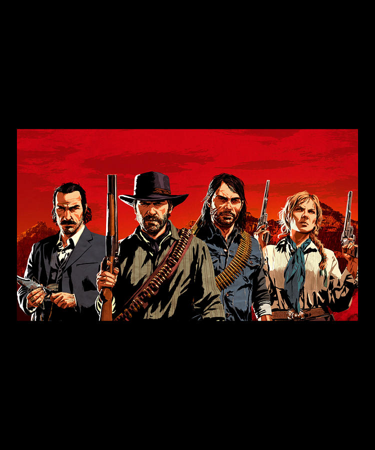 Gamer Art Of Red Dead Redemption Digital Art by Pristine Artist