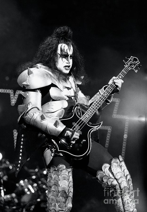 Gene Simmons - Kiss Photograph by Concert Photos - Pixels