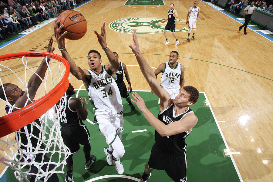 Giannis Antetokounmpo #13 Photograph by Gary Dineen