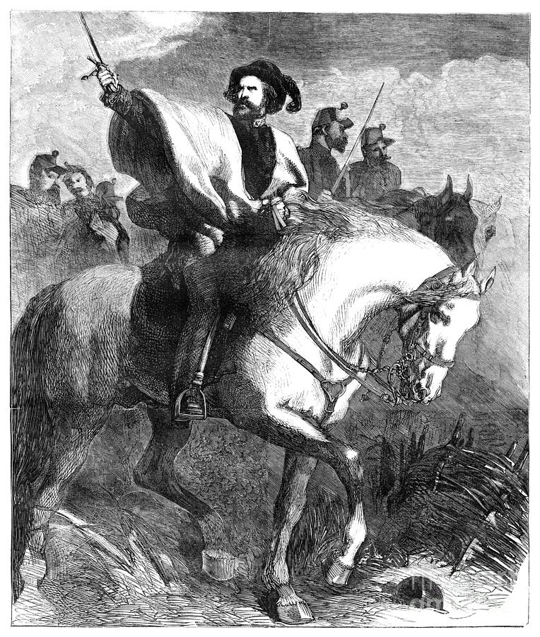 Giuseppe Garibaldi #15 Drawing by Granger