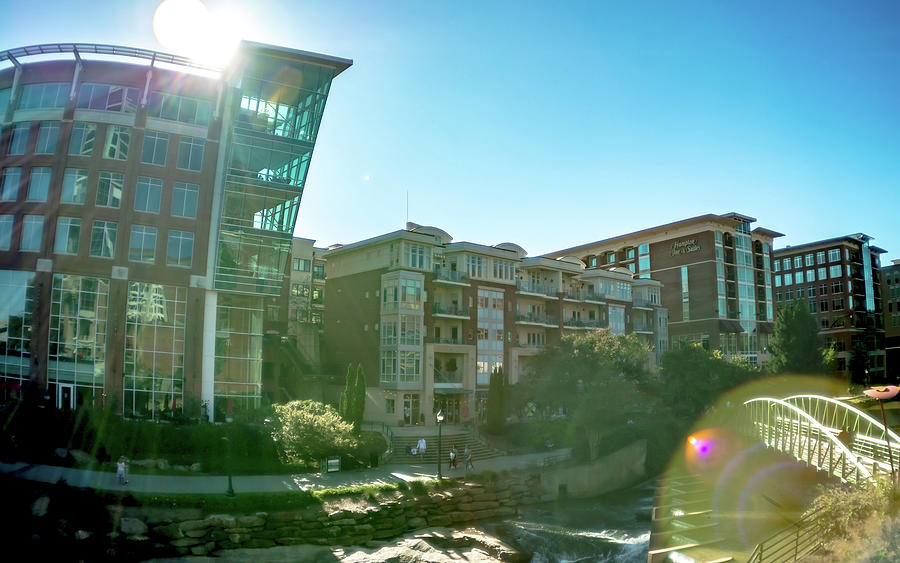 Greenville South Carolina On Reedy River In Downtown #13 Photograph by Alex Grichenko