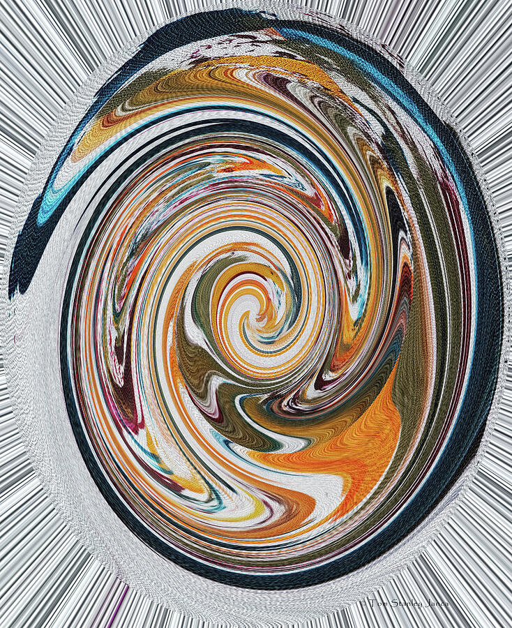 Hand Painted Abstract Abstraction #13 Digital Art by Tom Janca