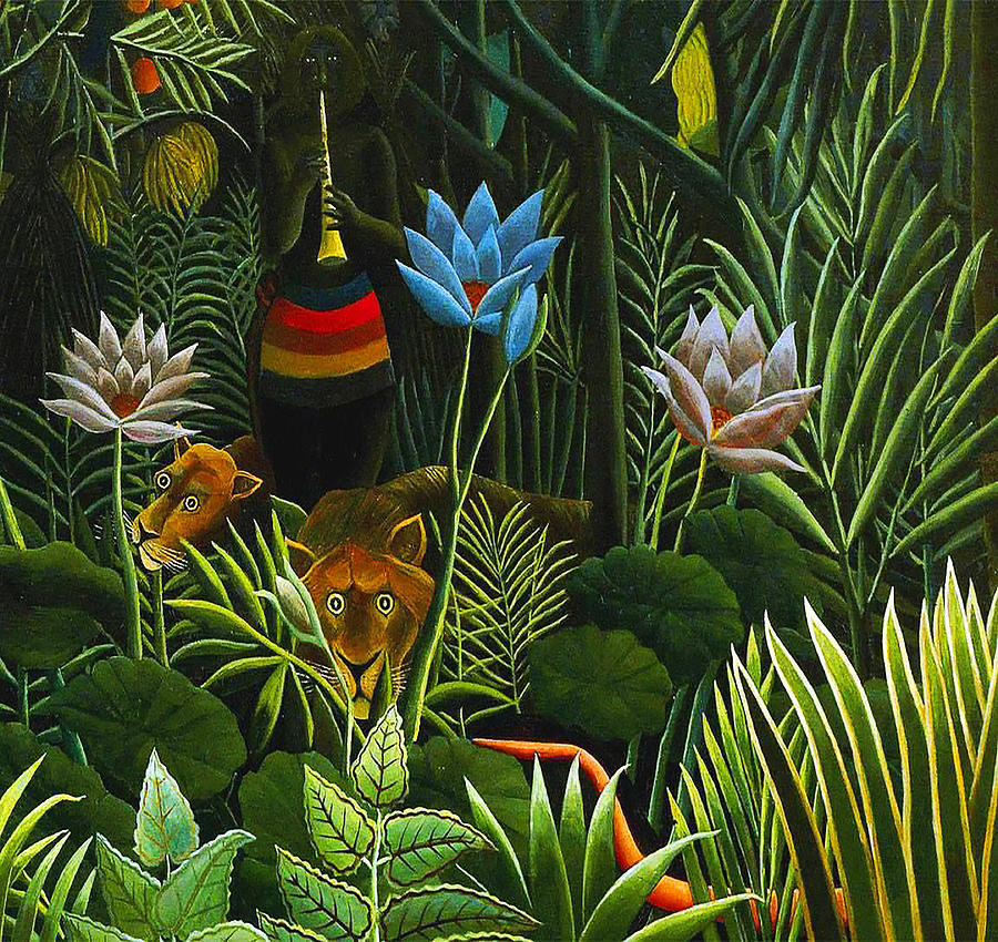 Henri Rousseau Painting by Issam Lachtioui - Fine Art America