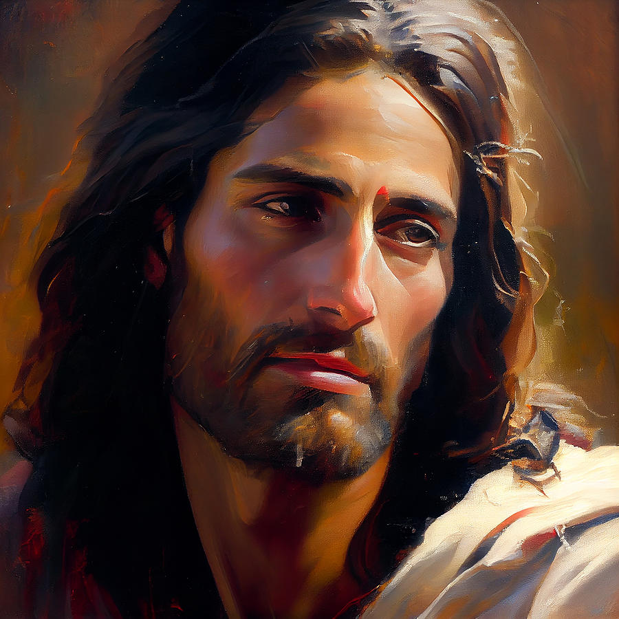 Jesus Christ Portrait Mixed Media by Stephen Smith Galleries - Fine Art ...