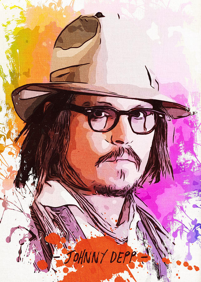Johnny Depp Artwork Painting by New Art